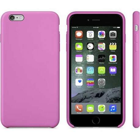 Coque silicone rose pour iPhone 6 + ( 5.5 )