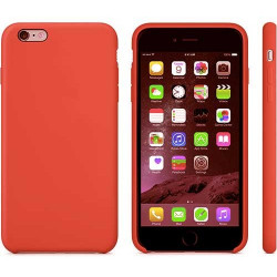 Coque silicone rouge pour iPhone 6 + ( 5.5 )