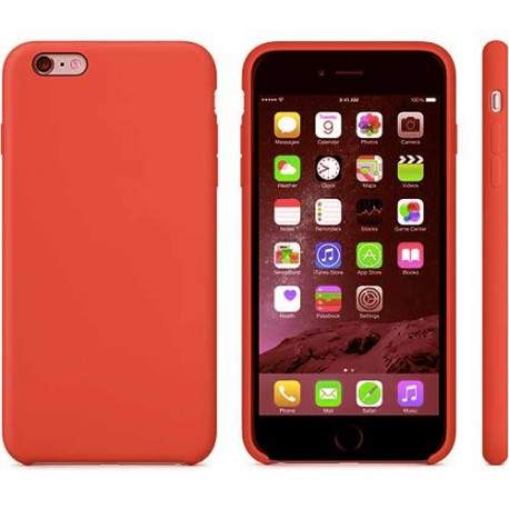 Coque silicone rouge pour iPhone 6 + ( 5.5 )