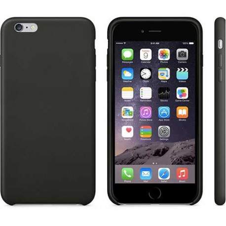 Coque silicone noire pour iPhone 6 + ( 5.5 )