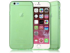 Coque CRYSTAL semi rigide verte pour iPhone 6 plus ( 5.5 )