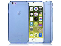 Coque CRYSTAL semi rigide bleue pour iPhone 6 plus ( 5.5 )