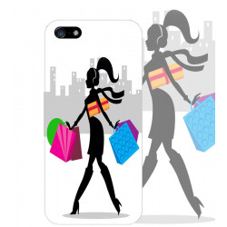 Coque COLORFUL SHOPPING pour Iphone 6 (4.7)