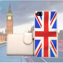 ETUI CUIR PORTEFEUILLE UK POUR IPHONE 6 (4.7)