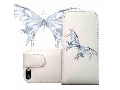 ETUI CUIR WATER BUTTERFLY POUR IPHONE 6 (4.7)