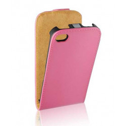 Etui cuir rose pour iPhone 6 ( 4.7 )