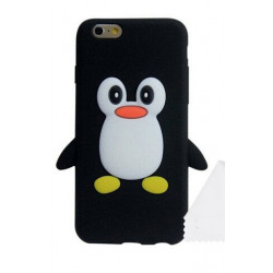Coque PINGOUIN noire pour iPhone 6 et iPhone 6S