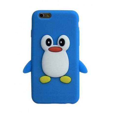 Coque PINGOUIN bleue pour iPhone 6 et iPhone 6S