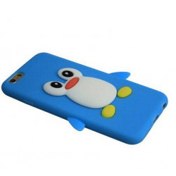 Coque PINGOUIN bleue pour iPhone 6 et iPhone 6S