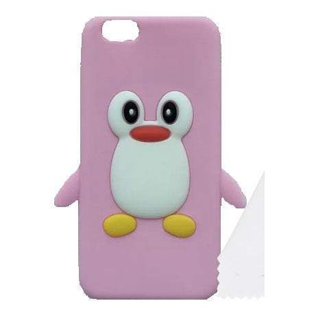 Coque PINGOUIN rose pour iPhone 6 et iPhone 6S