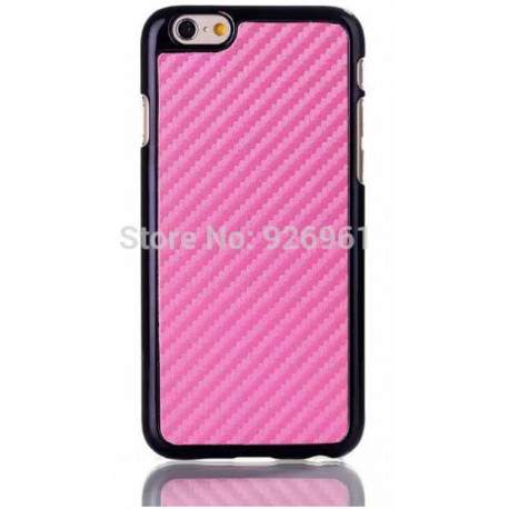 Coque CARBONE rose pour iPhone 6 et iPhone 6 plus