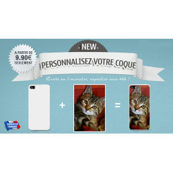 Coques PERSONNALISEES pour iPhone 4 et 4S