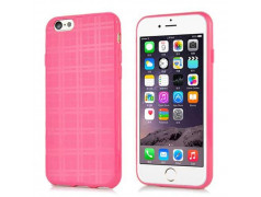 Coque souple GRILLE rose pour iPhone 6 ( 4.7 )