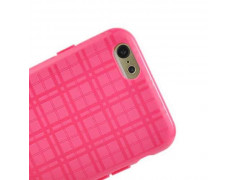 Coque souple GRILLE rose pour iPhone 6 ( 4.7 )