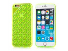 Coque souple NID D'ABEILLES verte pour iPhone 6 ( 4.7 )