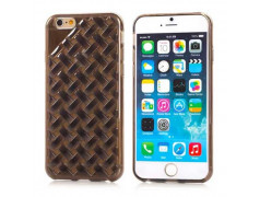 Coque souple NID D'ABEILLES noire pour iPhone 6 ( 4.7 )