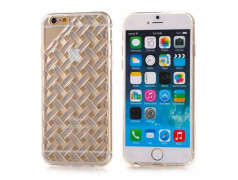 Coque souple NID D'ABEILLES transparente pour iPhone 6 et 6S