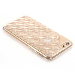 Coque souple NID D'ABEILLES transparente pour iPhone 6 et 6S