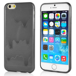 Coque souple ICE CREAM noire pour iPhone 6 et iPhone 6S