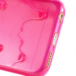 Coque souple ICE CREAM rose pour iPhone 6 et iPhone 6S