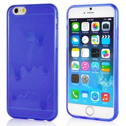 Coque souple ICE CREAM bleue pour iPhone 6 et iPhone 6S
