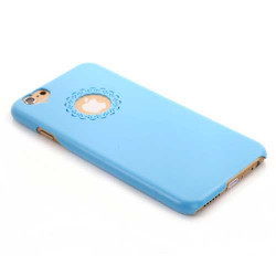 Coque rigide LOVE ULTRA SLIM bleue pour iPhone 6 ( 4.7 )