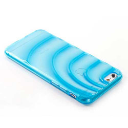 Coque souple WAVE bleue pour iPhone 6 ( 4.7 )