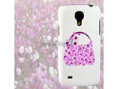 Coque SAC A MAIN FLEURS pour Samsung Galaxy S5 mini GT-I9195X