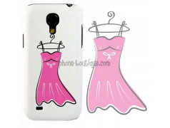 Coque PETITE ROBE ROSE pour Samsung Galaxy S5 mini GT-I9195X