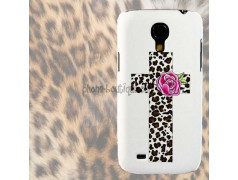 Coque CROIX LEOPARD 2 pour Samsung Galaxy S5 mini GT-I9195X