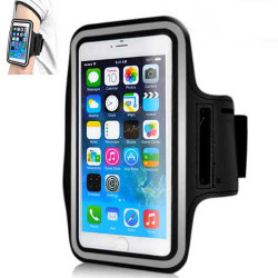 Brassard SPORT LINE noir pour iphone 6, 6+, samsung s4 et s5