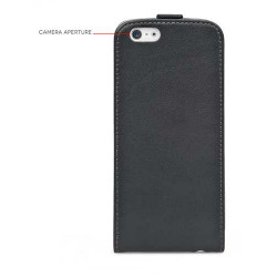 Etui cuir noir pour iPhone 6 ( 4.7 )