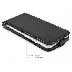 Etui cuir noir pour iPhone 6 ( 4.7 )