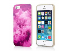 Coque semi rigide REGRETS pour iPhone 5 et 5S