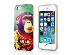 Coque semi rigide SPACE MONKEY pour iPhone 5 et 5S