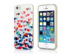 Coque semi rigide LOVE COLOR pour iPhone 5 et 5S