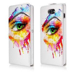 Etui cuir OOH EYE pour Iphone 4 et 4S