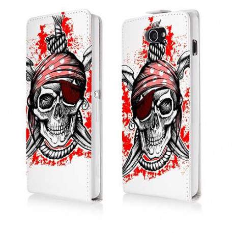 Etui cuir OOH PIRATE pour Iphone 5 et 5S