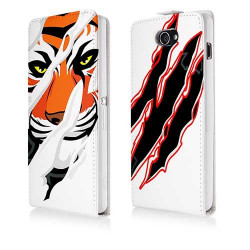 Etui cuir OOH TIGER pour Iphone 5 et 5S