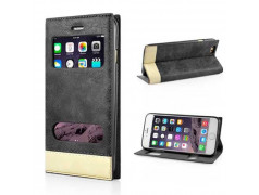 Etui FENETRE DELICATE noir pour iPhone 6 ( 4.7 )