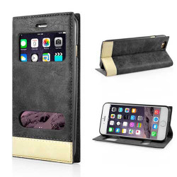 Etui FENETRE DELICATE noir pour iPhone 6 ( 4.7 )