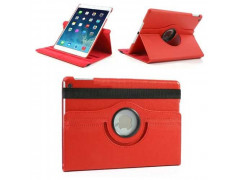 Etui cuir 360 rouge pour IPAD AIR