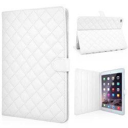 Etui cuir blanc DELUXE pour IPAD AIR 2