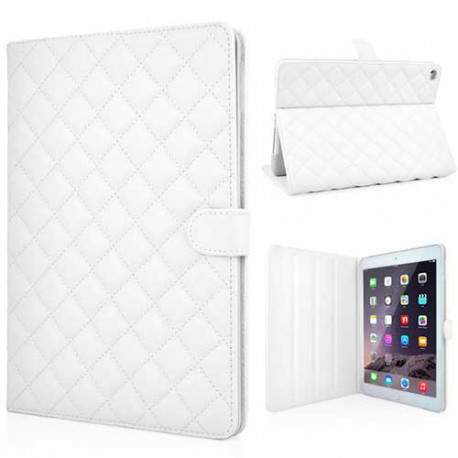 Etui cuir blanc DELUXE pour IPAD AIR 2