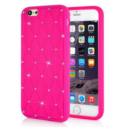 Coque souple BLING 2 rose pour iPhone 6 ( 4.7 )