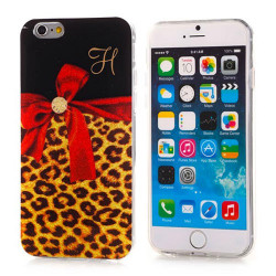 Coque souple NOEUD LEOPARD pour iphone 6 ( 4.7 )