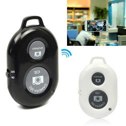 télécommande bluetooth noire Bluetooth v3,0 pour telephones