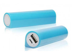 Batterie bleue POWER BANK 3000mAh pour telephones et MP3