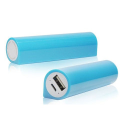 Batterie bleue POWER BANK 3000mAh pour telephones et MP3