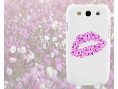 Coque LEVRES FLEURS pour Samsung Galaxy A5